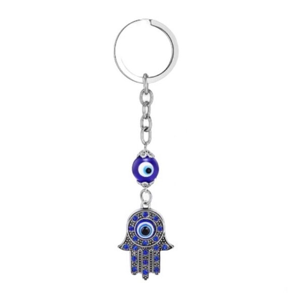 NWOT. Hamsa Hand with Evil Eye Protection 🪬 🧿 Keychain/Accessory. - Picture 3 of 7